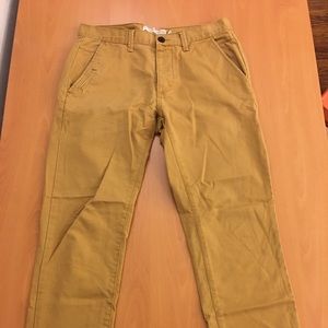 Topman tan skinny chinos